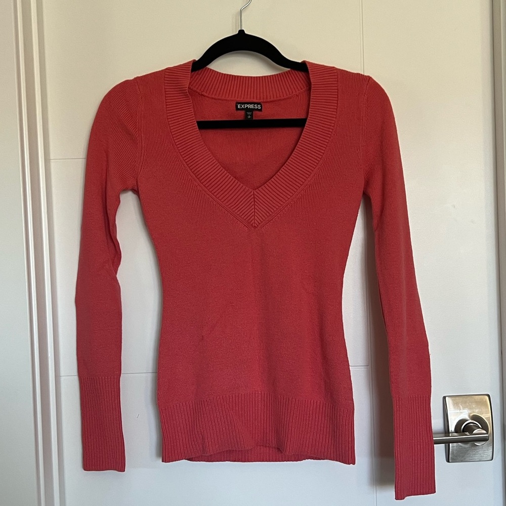 Express Small Sweater In Pink